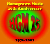 Homegrown Music 25th anniv. logo